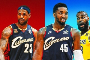 誰的青春？騎士將在主場迎戰(zhàn)詹姆斯的湖人時穿海軍藍經(jīng)典版球衣