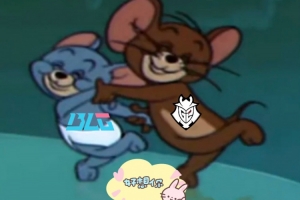 G2分享與BLG圖片并配文：好想你，上次見面還是沙特那次