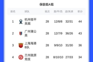 湖北青年星、昆明城星輸球雙雙降入中冠，中乙降級隊(duì)全部確定