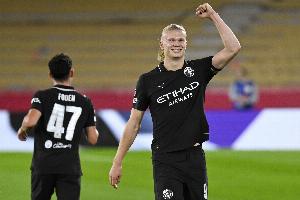 梅開二度！哈蘭德獲95%票數(shù)，碾壓式當(dāng)選曼城vs埃弗頓全場最佳