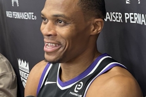 是什么激勵自己繼續(xù)征戰(zhàn)？威少：打球過程中獲得的純粹的樂趣