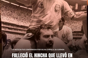 著名球迷塞哈斯去世，86年世界杯他和馬拉多納的合影已成經(jīng)典瞬間