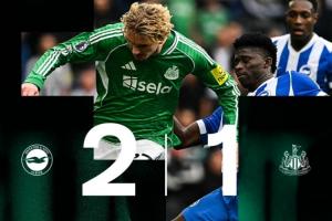 流年不利…紐卡8輪僅2勝掉至英超14，強援還在傷+死敵高居英超第7