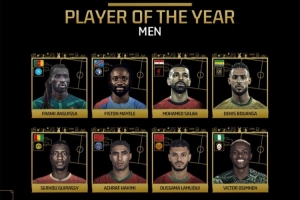 非足聯(lián)年度最佳球員候選：薩拉赫、阿什拉夫、奧斯梅恩在列