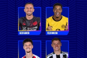 歐冠今日最佳進(jìn)球候選：加西亞、恩梅查、丹尼斯-曼、巴恩斯在列