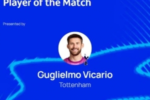 9次撲救力保球門不失，官方：維卡里奧當選熱刺0-0摩納哥全場最佳