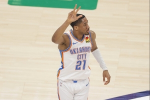 雷霆首發(fā)：亞歷山大、阿隆-維金斯、多特、霍姆格倫、哈滕