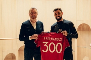 B費(fèi)：為曼聯(lián)出戰(zhàn)300場(chǎng)是超越夢(mèng)想，高出勤率可能是因?yàn)槲缢?xí)慣