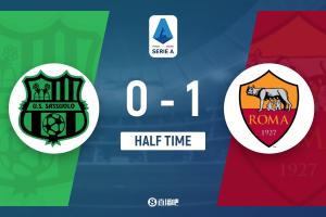 半場-迪巴拉補射破門&連場破門 羅馬1-0領先薩索洛