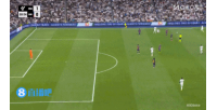 姆總真的猛！姆巴佩硬抗庫巴西防守打門，為皇馬制造一個角球
