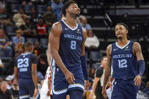 灰熊VS步行者首發(fā)：莫蘭特、波普、韋爾斯、JJJ、蘭代爾