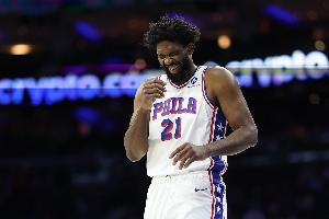 上一場(chǎng)9中1得4分！納斯：恩比德仍有20分鐘出場(chǎng)時(shí)間限制