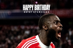 拜仁祝于帕梅卡諾27歲生日快樂，球員加盟以來出戰(zhàn)164場(chǎng)斬獲6冠