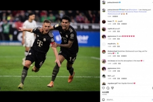 打入賽季首球，基米希社媒調(diào)侃：凱恩小心了，我要追上你了