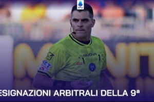 意甲第9輪裁判：多維里執(zhí)法亞特蘭大vs米蘭 索扎執(zhí)法國米佛羅倫薩