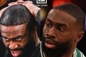 節(jié)目效果拉滿杰倫-布朗打電話向詹姆斯詢問自己該不該去植發(fā)