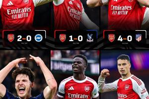 誰能打爆這條防線？阿森納豪取各項(xiàng)賽事8連勝，10月6場(chǎng)比賽全零封