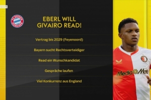 德天空：拜仁明夏前中后場都可能引援，已接觸費(fèi)耶諾德右后衛(wèi)雷德