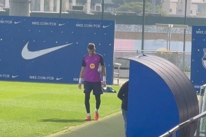 記者：霍安-加西亞重返訓(xùn)練場，他的康復(fù)已經(jīng)進(jìn)入最后階段