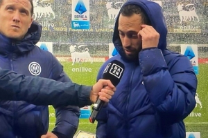 恰爾汗奧盧：贏下比賽有點(diǎn)運(yùn)氣成分，我們想去到國米應(yīng)該在的位置