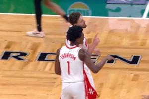 我的三雙啊申京拿到第9個助攻后邊說邊下場：我還需要1個助攻