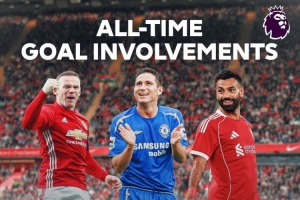 薩拉赫英超參與279球追平蘭帕德列歷史第三，距第二魯尼還差32球