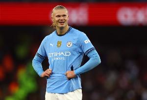 本賽季五大聯(lián)賽中梅開二度次數(shù)榜單：哈蘭德5次居首，凱恩4次第二