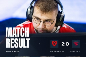 主場作戰(zhàn)就是強？torzsi兩圖34殺 MOUZ橫掃FaZe迎開門紅