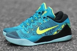 科比元年配色Kobe 9 綠松石復(fù)刻歸來！從高幫版本改為低幫！