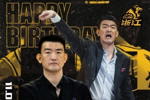 冠軍教頭！祝廣廈男籃主教練王博43歲生日快樂！