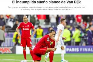 阿斯：范戴克今夏曾極力爭(zhēng)取轉(zhuǎn)會(huì)皇馬，但皇馬拒絕了這一選擇