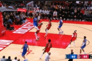 霸王硬上弓！PJ-華盛頓反擊一條龍 無視杜蘭特防守單手怒扣