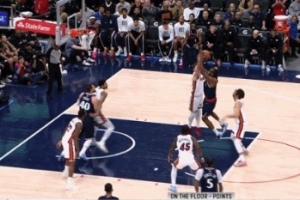 砍瓜切菜！萊昂納德內(nèi)外開花連續(xù)拿分 個人得分上雙打停熱火