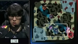 尷尬了AL五人開局蹲野區(qū)想抓Oner，結(jié)果Oner在河道掛機(jī)看蒙多技能