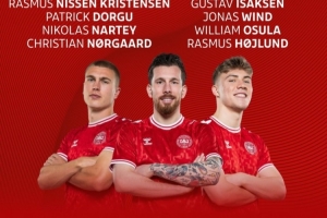 丹麥世預(yù)賽名單：小舒梅切爾、埃里克森領(lǐng)銜，霍伊倫、多爾古在列