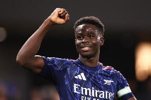 予取予求！職業(yè)生涯首次，薩卡單場(chǎng)比賽貢獻(xiàn)5次中目標(biāo)的射門