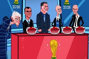 梗太密了！外網(wǎng)動(dòng)畫惡搞：世界杯抽簽，安帥的噩夢(mèng)！