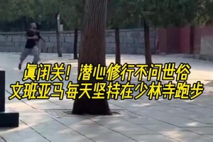 真“高人”！潛心修行不問世事 文班亞馬每天堅持少林寺