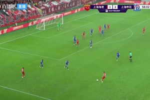 古斯塔沃替補(bǔ)登場(chǎng)頭球秒扳平，海港2-2再扳平申花