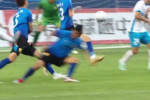 足協(xié)杯賽場再現(xiàn)門線懸案！這球是否為漏判罰點球？