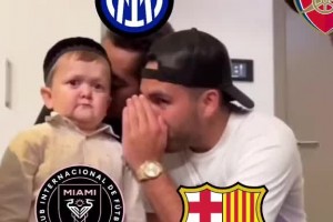 網(wǎng)友整活：國米巴薩都指望邁阿密國際給大巴黎點(diǎn)顏色瞧瞧