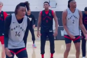 優(yōu)哉游哉！猛龍隊在訓(xùn)練中穿插了舞蹈班