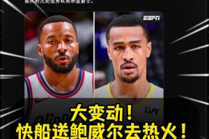 突發(fā)三方交易快船送走鮑威爾！得到內(nèi)線悍將約翰-科林斯！