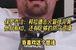 喬治：利拉德去火箭很完美！KD吸引火力 還有足夠防守資源