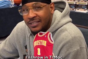 心目中球衣Top5？安東尼：火箭麥迪、猛龍卡特、掘金甜瓜……