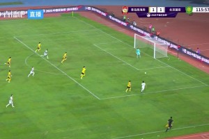 會是絕殺嗎？加時曹永競接長傳1v2抽射破門，國安2-1領(lǐng)先西海岸