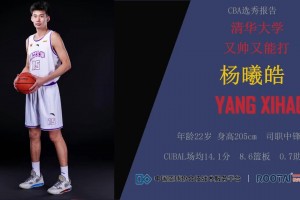 清華獨(dú)角獸！狀元楊曦皓集錦：護(hù)筐三分兼具！機(jī)動(dòng)性出色高內(nèi)線！
