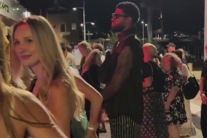 比打球還拼！泡椒小腿戴著護(hù)具，還跟老婆去夜店參加派對