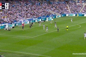 皇社扳回一球！卡瓦哈爾手球送點(diǎn)，奧亞薩瓦爾點(diǎn)射破門