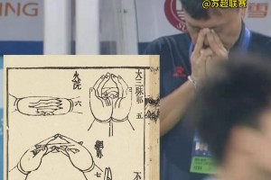 原來(lái)有Buff加持，萬(wàn)能網(wǎng)友成功破解蘇超鹽城主帥神秘手勢(shì)